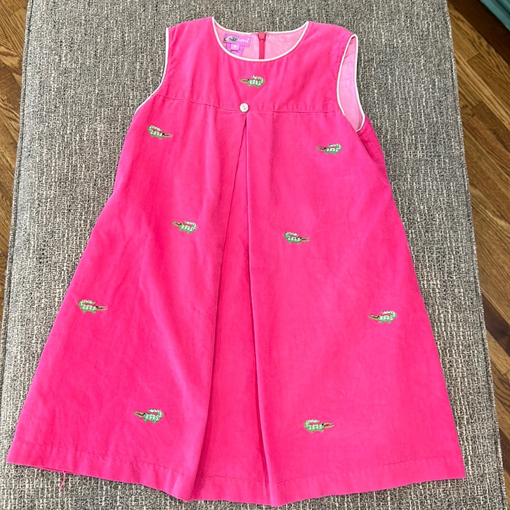Lilypod Alligator Hot Pink Girl’s Dress